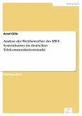 Analyse der Wettbewerber des RWE Systemhauses im deutschen Telekommunikationsmarkt (eBook, PDF)
