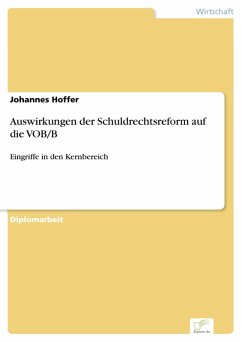 Auswirkungen der Schuldrechtsreform auf die VOB/B (eBook, PDF) - Hoffer, Johannes