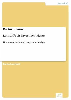 Rohstoffe als Investmentklasse (eBook, PDF) - Huszar, Markus L.