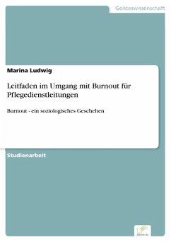 Leitfaden im Umgang mit Burnout für Pflegedienstleitungen (eBook, PDF) - Ludwig, Marina