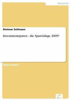 Investmentsparen - die Spareinlage 2009? (eBook, PDF) - Sollmann, Dietmar