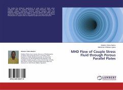 MHD Flow of Couple Stress Fluid through Porous Parallel Plates