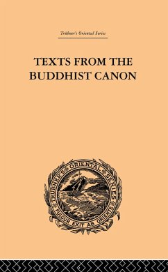 Texts from the Buddhist Canon (eBook, PDF) Cover Texts from the Buddhist Canon (eBook, PDF)
