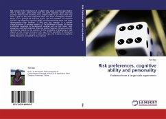 Risk preferences, cognitive ability and personality - Bao, Yue