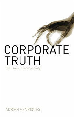 Corporate Truth (eBook, PDF) - Henriques, Adrian