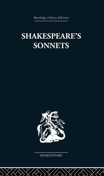 Shakespeare's Sonnets (eBook, PDF) Shakespeare's Sonnets (eBook, PDF)