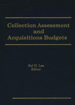 Cover Collection Assessment and Acquisitions Budgets (eBook, ePUB)