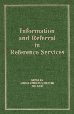 Cover Information and Referral in Reference Services (eBook, PDF)
