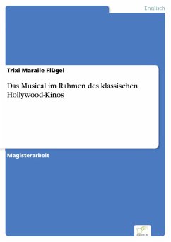Cover Das Musical im Rahmen des klassischen Hollywood-Kinos (eBook, PDF)