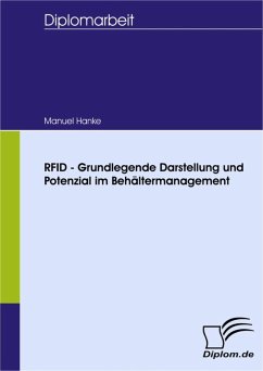 RFID - Grundlegende Darstellung und Potenzial im Behältermanagement (eBook, PDF) - Hanke, Manuel