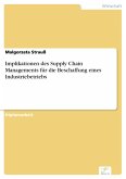 Implikationen des Supply Chain Managements für die Beschaffung eines Industriebetriebs (eBook, PDF)