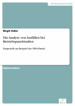 Cover Die Analyse von Ausfällen bei Betriebspanelstudien (eBook, PDF)