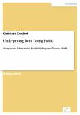 Underpricing beim Going Public (eBook, PDF)