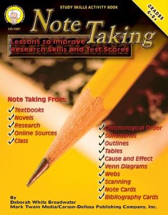 Cover Note Taking, Grades 4 - 8 (eBook, PDF)