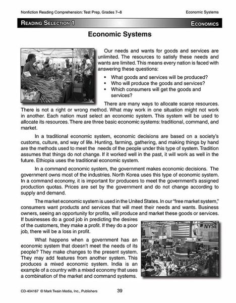 Nonfiction Reading Comprehension, Grades 7 - 8 (eBook, PDF)