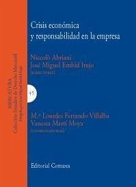 Crisis económica y responsabilidad en la empresa - Embid Irujo, José Miguel