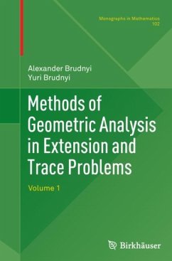 Methods of Geometric Analysis in Extension and Trace Problems - Brudnyi, Alexander;Brudnyi, Yuri