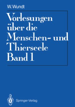 Vorlesungen über die Menschen-und Thierseele - Wundt, Wilhelm