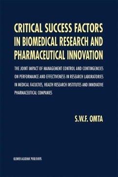 Critical Success Factors in Biomedical Research and Pharmaceutical Innovation - Omta, S. W.