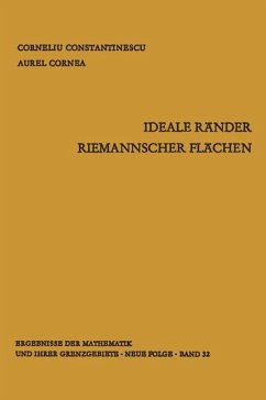 Ideale Ränder Riemannscher Flächen - Constantinescu, Corneliu;Cornea, Aurel