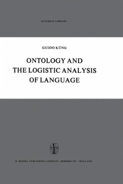 Ontology and the Logistic Analysis of Language - Küng, Guido