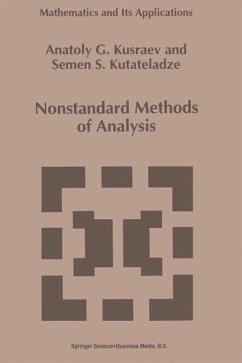 Nonstandard Methods of Analysis - Kusraev, A. G.;Kutateladze, Semën Samsonovich
