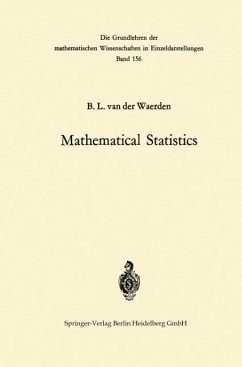 Mathematical Statistics - Waerden, Bartel Leendert van der