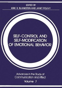Self-Control and Self-Modification of Emotional Behavior - Polivy, Janet; Blankstein, Kirk R.