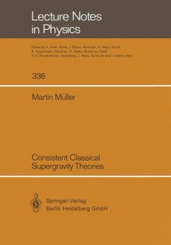 Consistent Classical Supergravity Theories - Müller, Martin