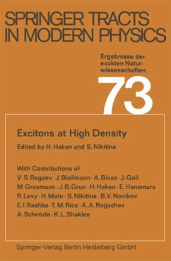 Excitons at High Density