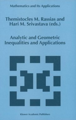 Analytic and Geometric Inequalities and Applications