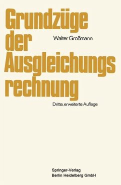 Grundzüge der Ausgleichungsrechnung - Großmann, Walter