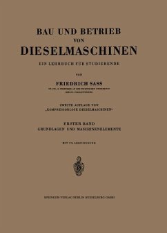 Bau und Betrieb von Dieselmaschinen - Sass, Friedrich