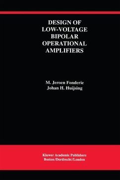 Design of Low-Voltage Bipolar Operational Amplifiers - Fonderie, M. Jeroen;Huijsing, Johan