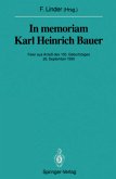In memoriam Karl Heinrich Bauer