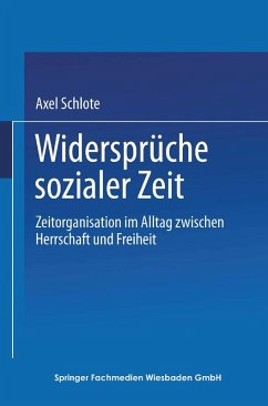 Cover Widersprüche sozialer Zeit