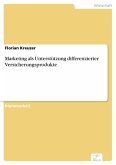 Marketing als Unterstützung differenzierter Versicherungsprodukte (eBook, PDF)