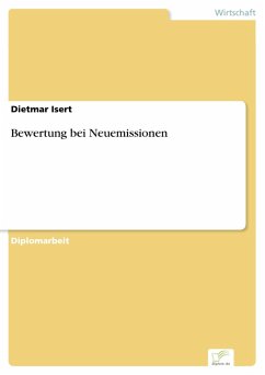 Bewertung bei Neuemissionen (eBook, PDF) - Isert, Dietmar