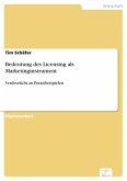 Bedeutung des Licensing als Marketinginstrument (eBook, PDF)