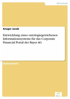 Entwicklung eines ontologiegetriebenen Informationssystems für das Corporate Financial Portal der Bayer AG (eBook, PDF) - Jacob, Ansger