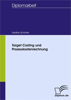 Target Costing und Prozesskostenrechnung (eBook, PDF) - Thomasius, geb. Schröter