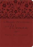 3-Minute Devotions for Women: Daily Devotional (burgundy) (eBook, ePUB)
