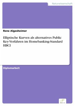 Elliptische Kurven als alternatives Public Key-Verfahren im Homebanking-Standard HBCI (eBook, PDF) - Algesheimer, Rene