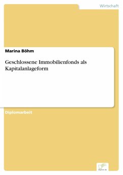 Geschlossene Immobilienfonds als Kapitalanlageform (eBook, PDF) - Böhm, Marina