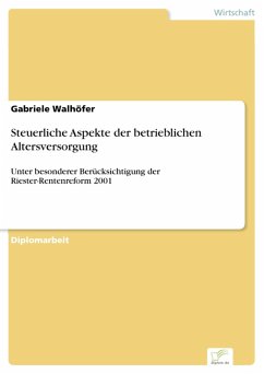 Steuerliche Aspekte der betrieblichen Altersversorgung (eBook, PDF) - Walhöfer, Gabriele