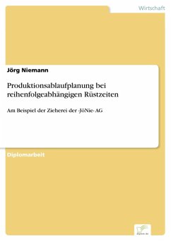 Produktionsablaufplanung bei reihenfolgeabhängigen Rüstzeiten (eBook, PDF) - Niemann, Jörg