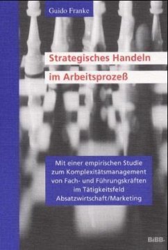 Strategisches Handeln im Arbeitsprozeß - Franke, Guido [Hrsg.]