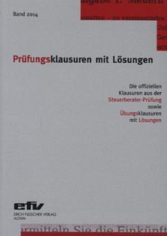 Cover Prüfungsklausuren mit Lösungen, Band 2014