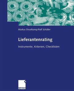 Lieferantenrating - Disselkamp, Marcus;Schüller, Rudolf