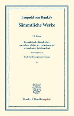 Sämmtliche Werke. - Ranke, Leopold von